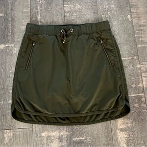 Athleta Dark Green Mini Skirt
